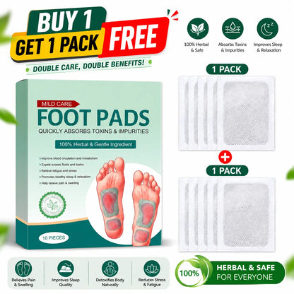 Premium Detox Foot Patches (Pack of 10) Buy 1 Get 1 Free