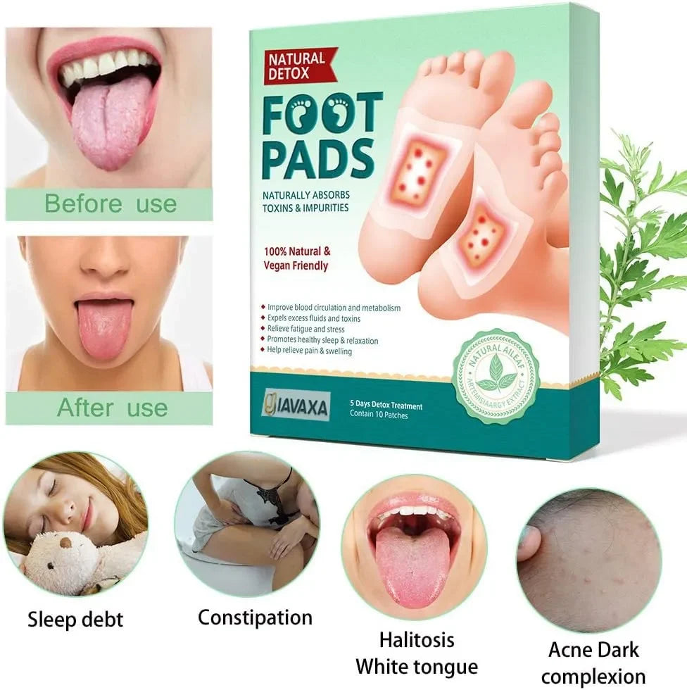 Premium Detox Foot Patches (Pack of 10) Buy 1 Get 1 Free