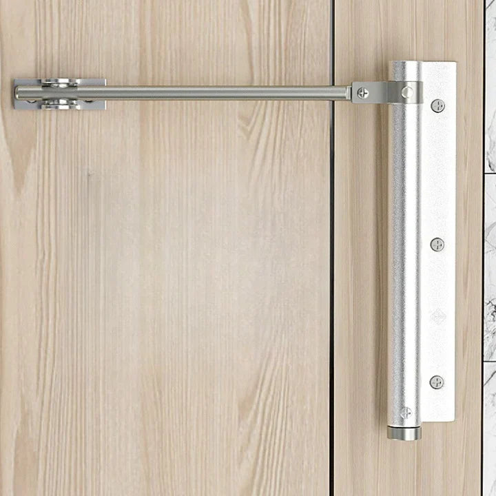Stainless Steel Automatic Door Closer – Heavy Duty Hydraulic for Home and Office